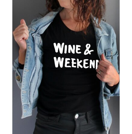 T-shirt WINE & WEEKEND (fler frger)